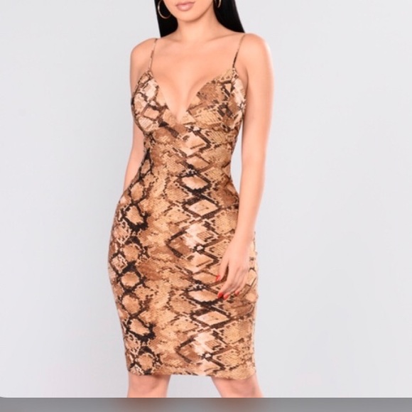 Fashion Nova Dresses & Skirts - Snake 🐍 Print Dress